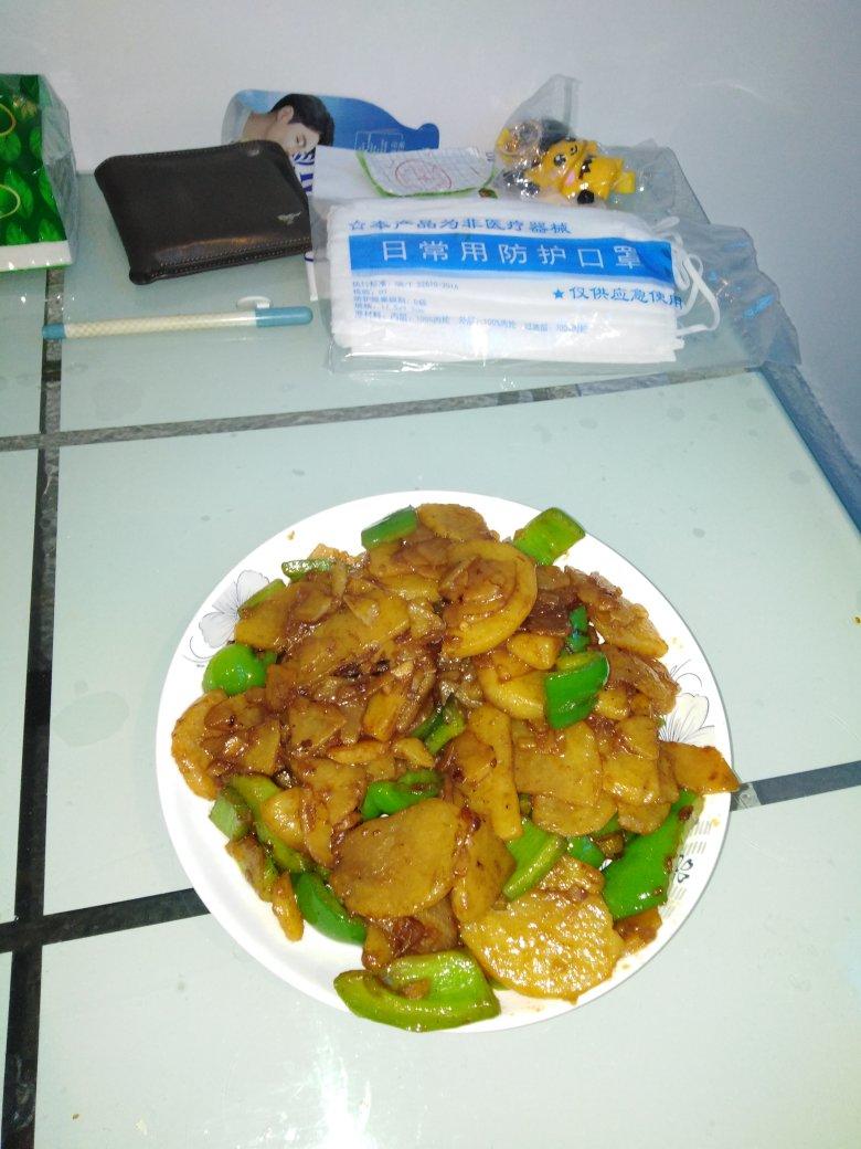 家常炒土豆片