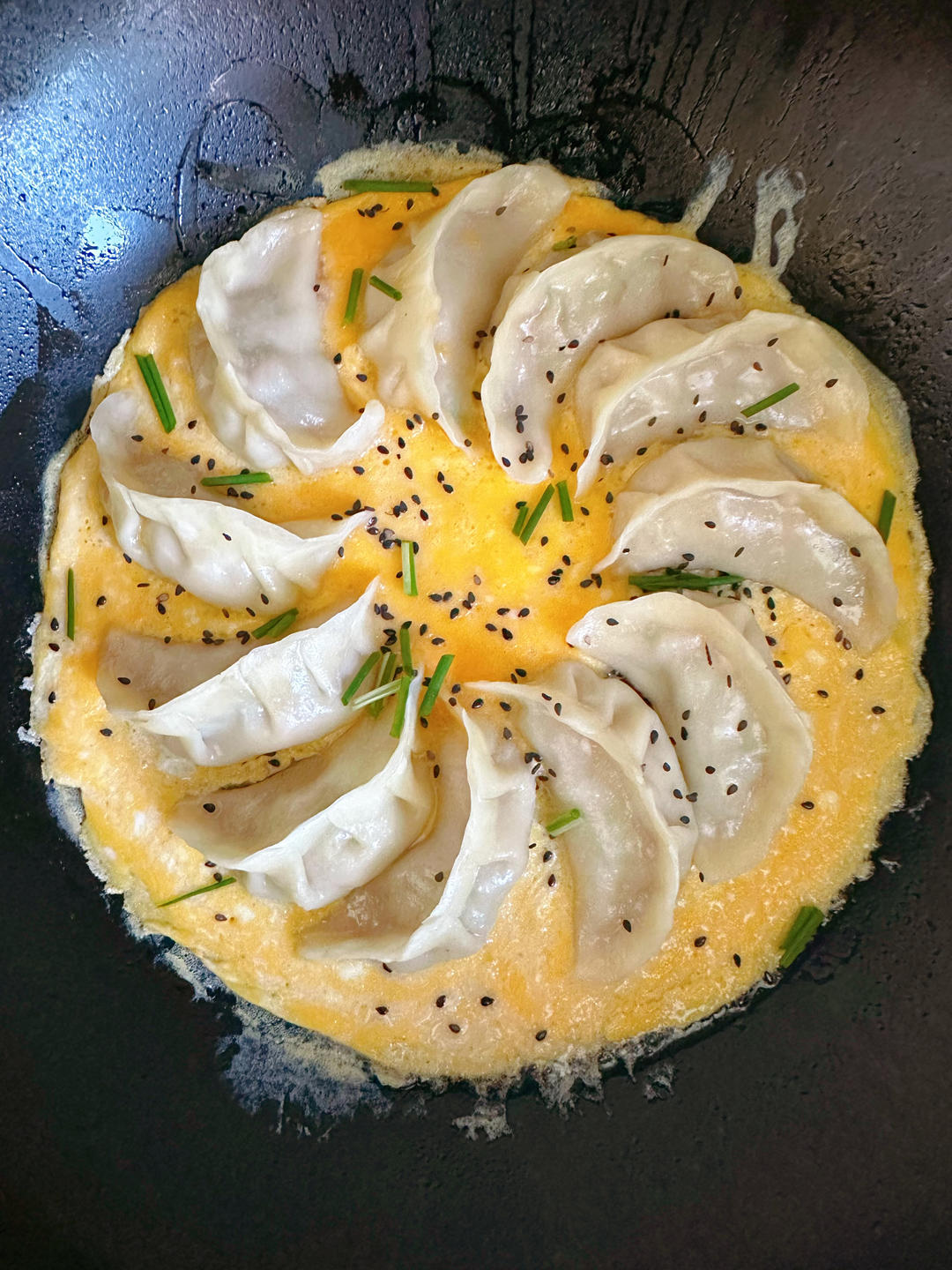 懒人快手抱蛋煎饺