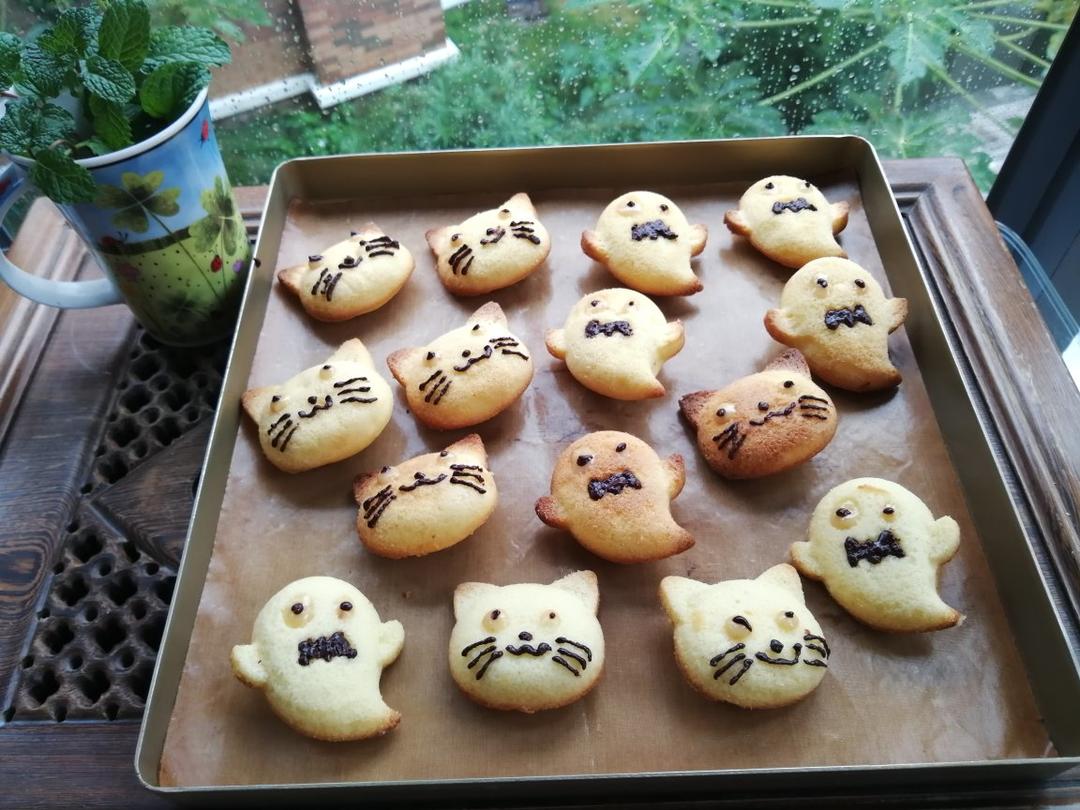 萌萌哒万圣节小蛋糕【两种装饰方法】