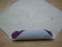 紫薯春卷的做法 步骤4