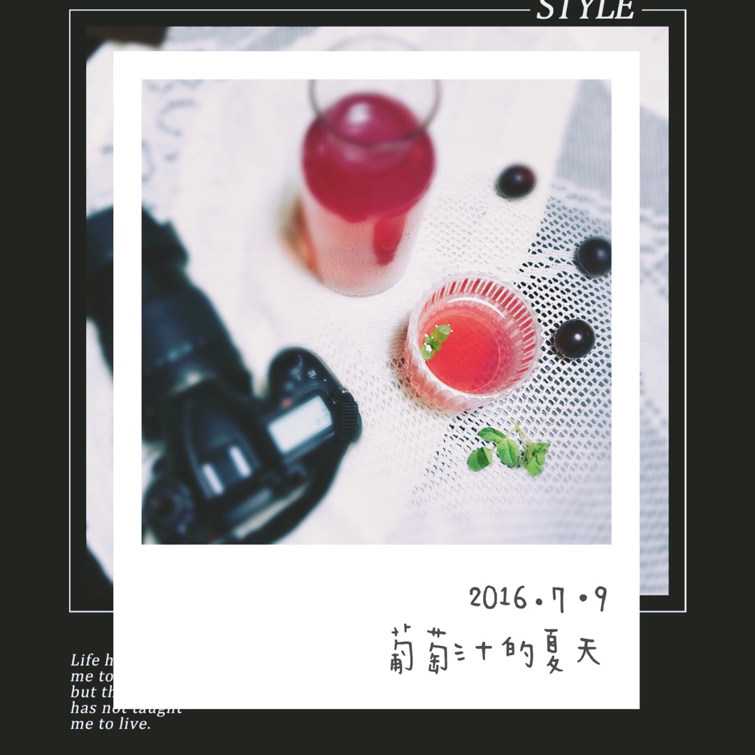 葡萄汁～养生壶版