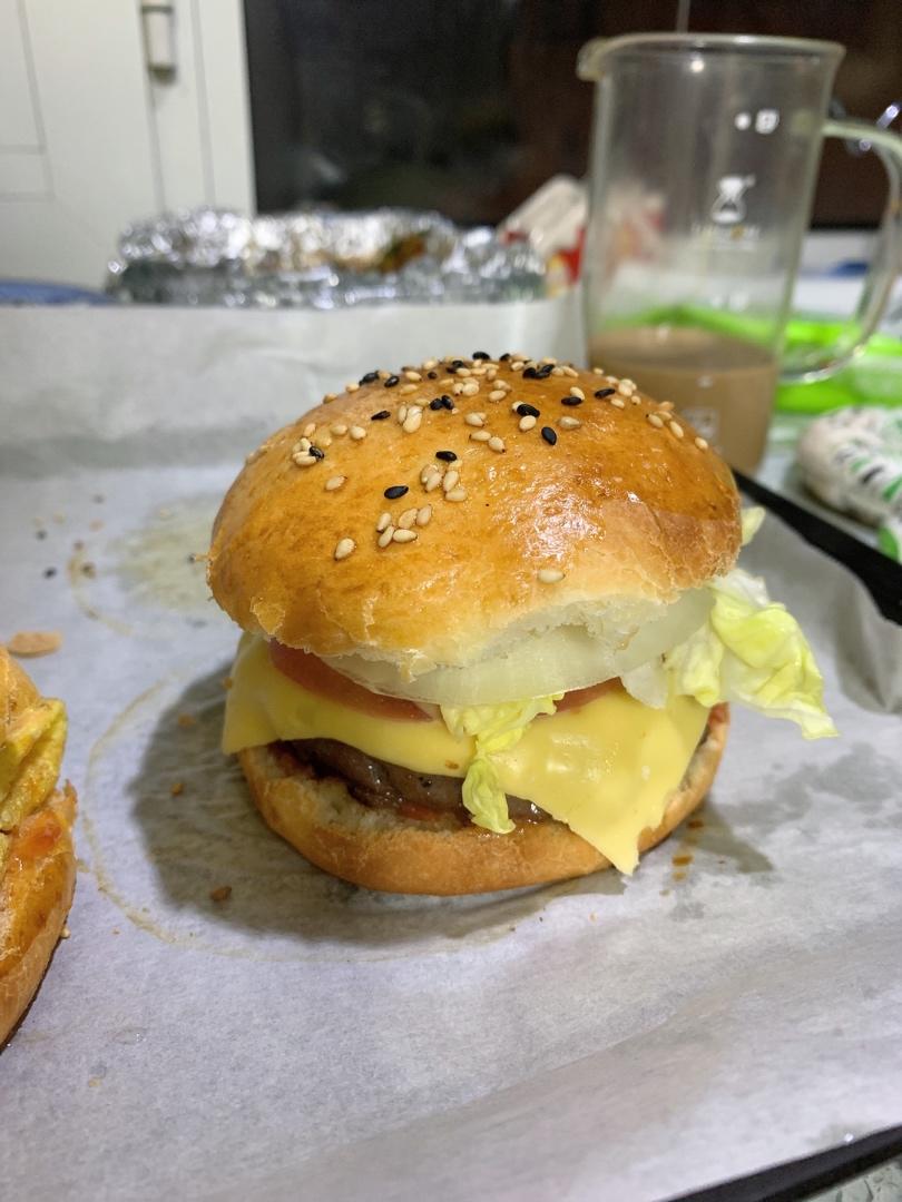 松软汉堡包胚