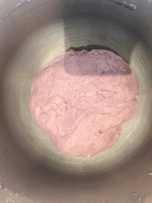 紫薯玫瑰花包的做法 步骤3