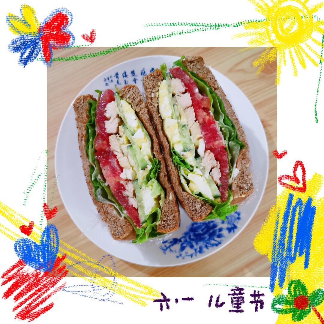 超厚超满足的沼三明治