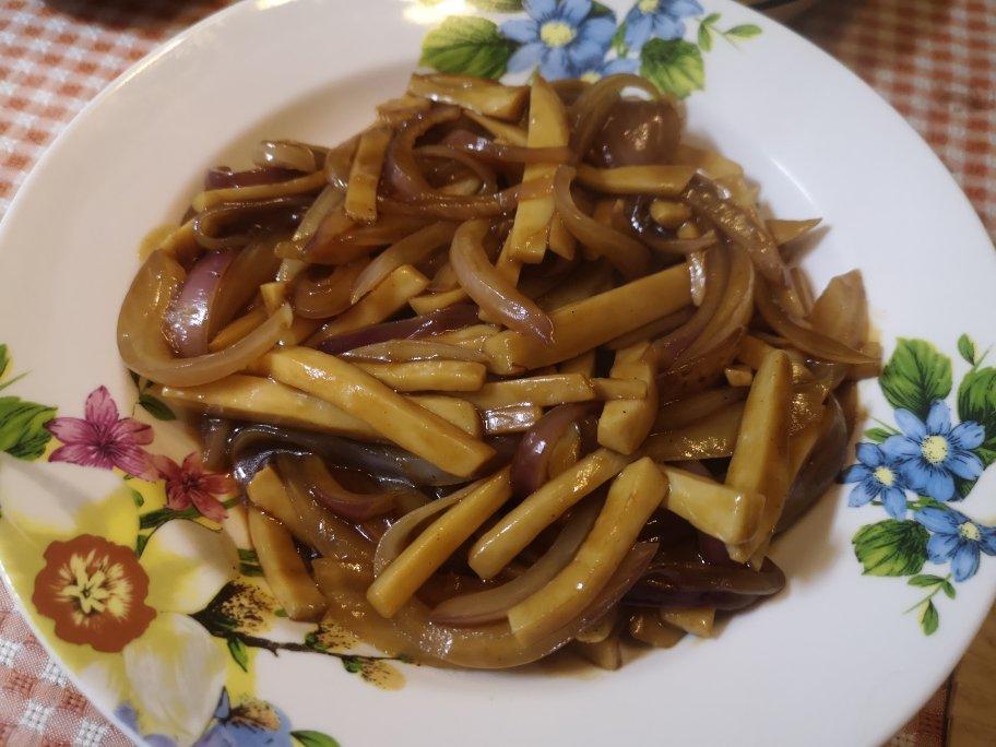 洋葱遇到杏鲍菇