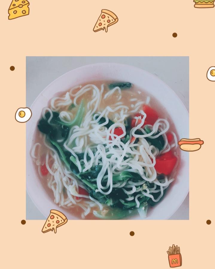 西红柿鸡蛋咖喱面