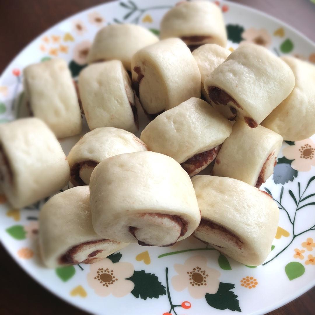 奶香夹心小馒头（一次发酵）