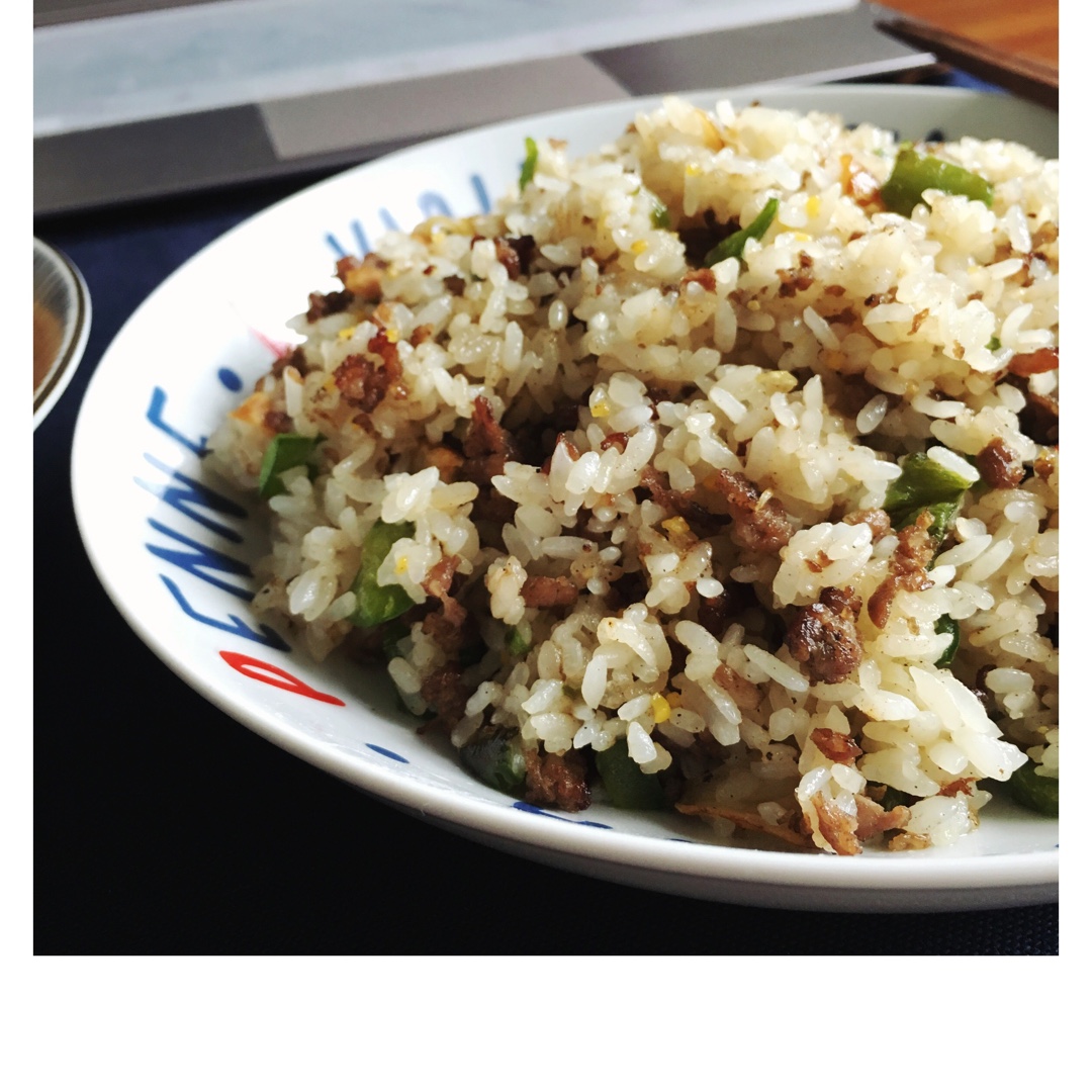 蒜香牛肉炒饭