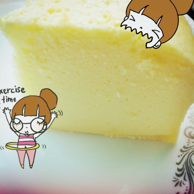 烫面轻乳酪蛋糕