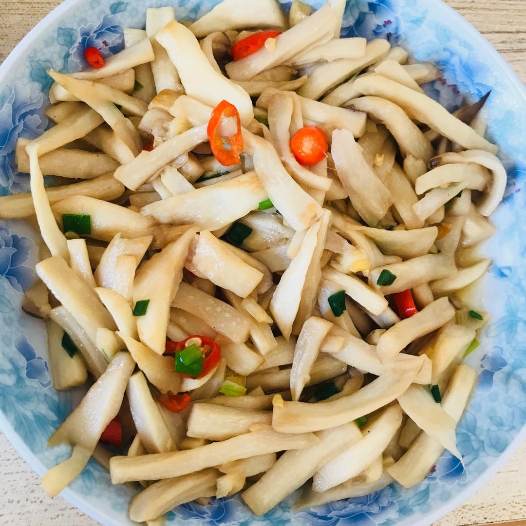 爆炒杏鲍菇