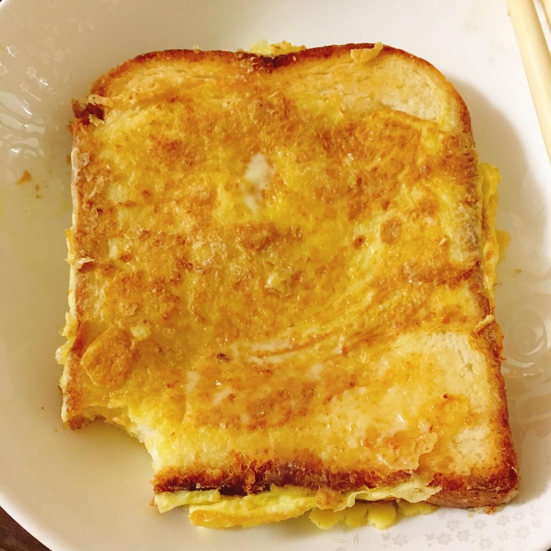 鸡蛋包吐司  平底锅版