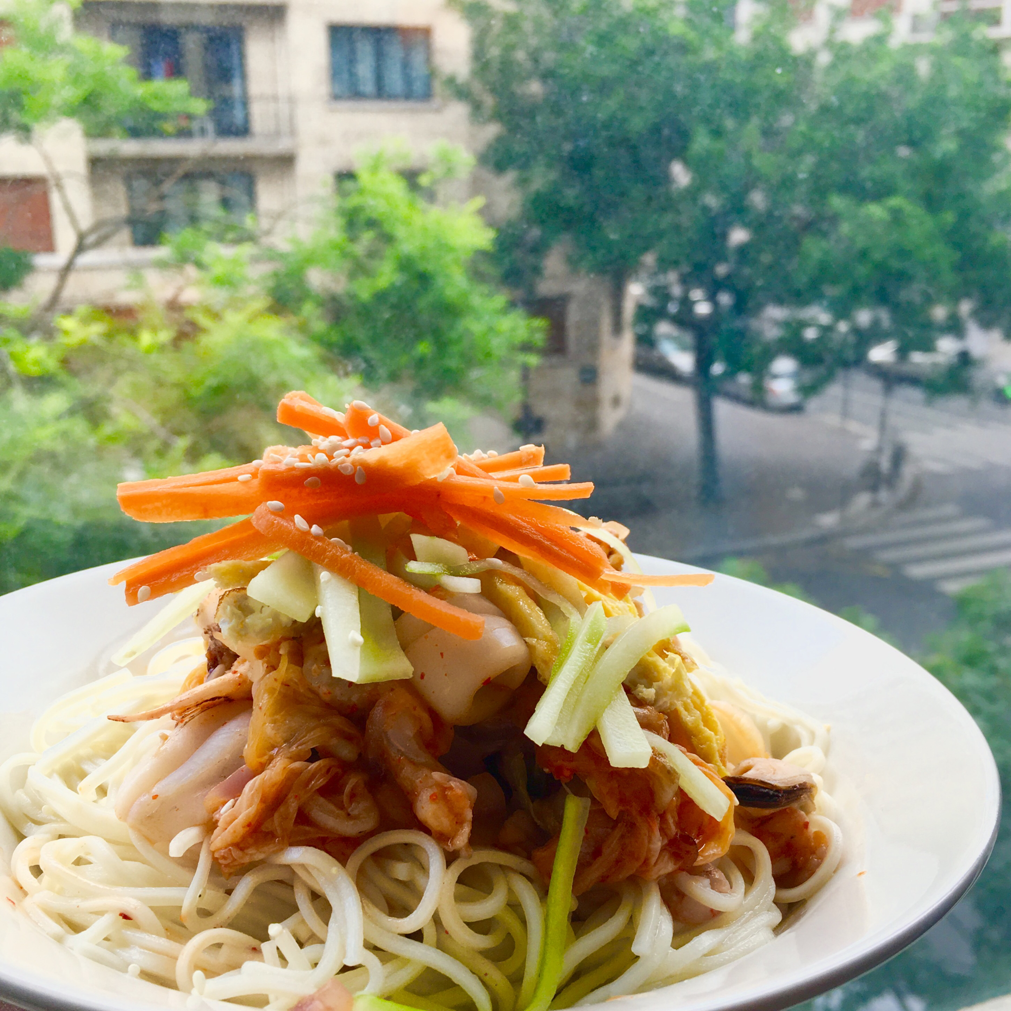 夏日快手凉拌面