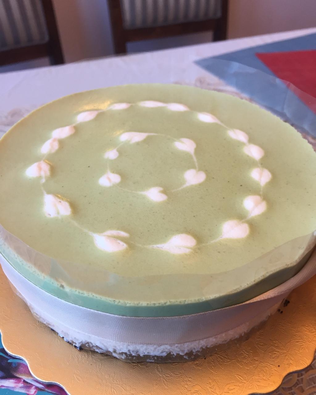 抹茶红豆冻芝士