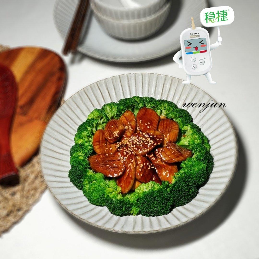 杏鲍菇扣西蓝花