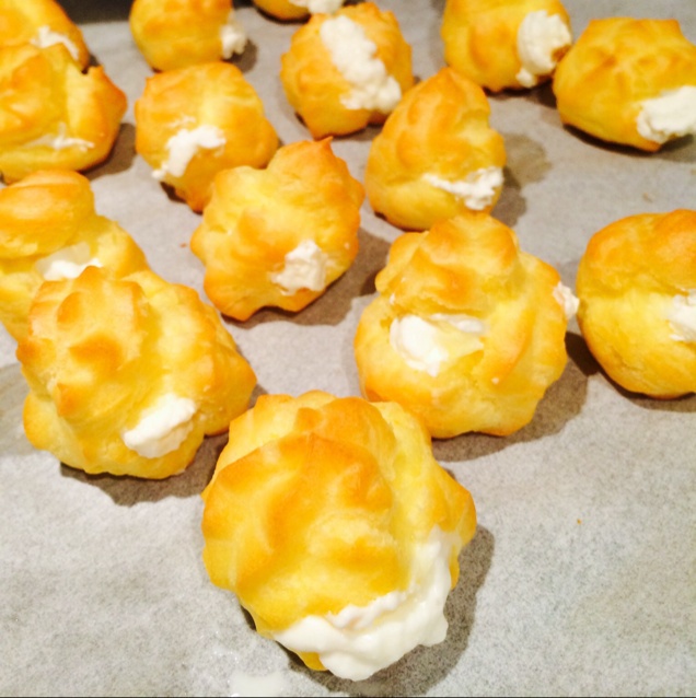 老媛做的奶油泡芙