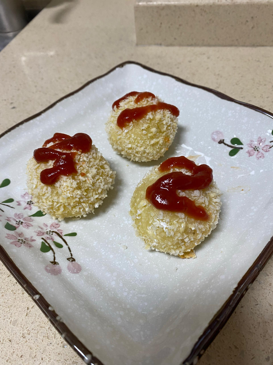 爆浆又拉丝的芝士土豆球！