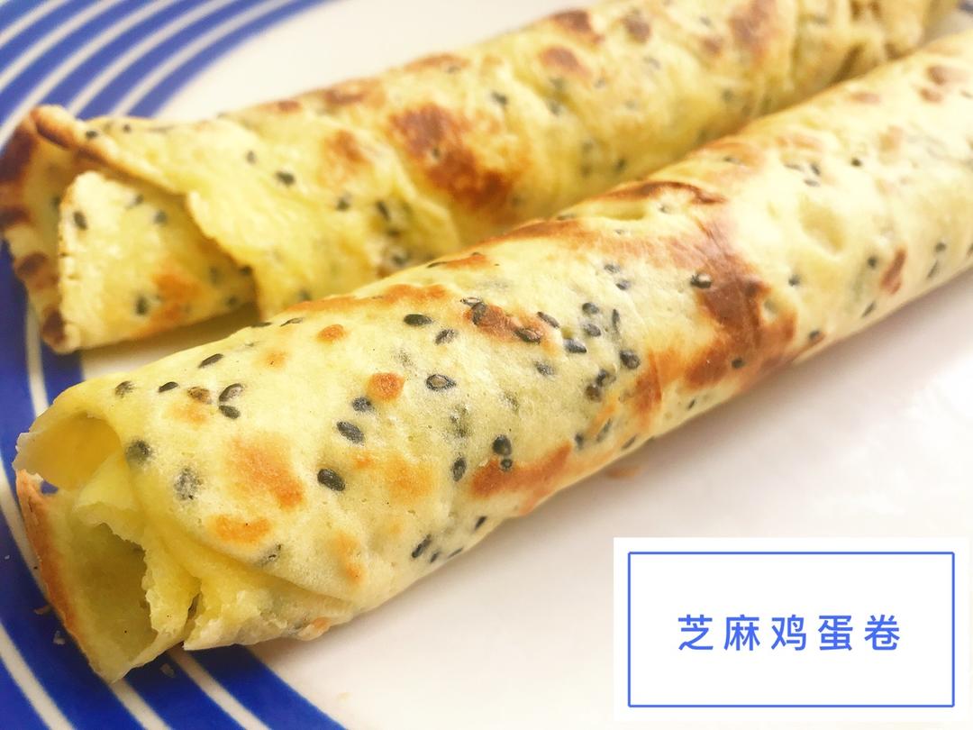 平底锅脆皮蛋卷