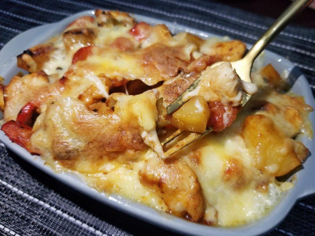 番茄鸡肉浓情焗饭【两人份】