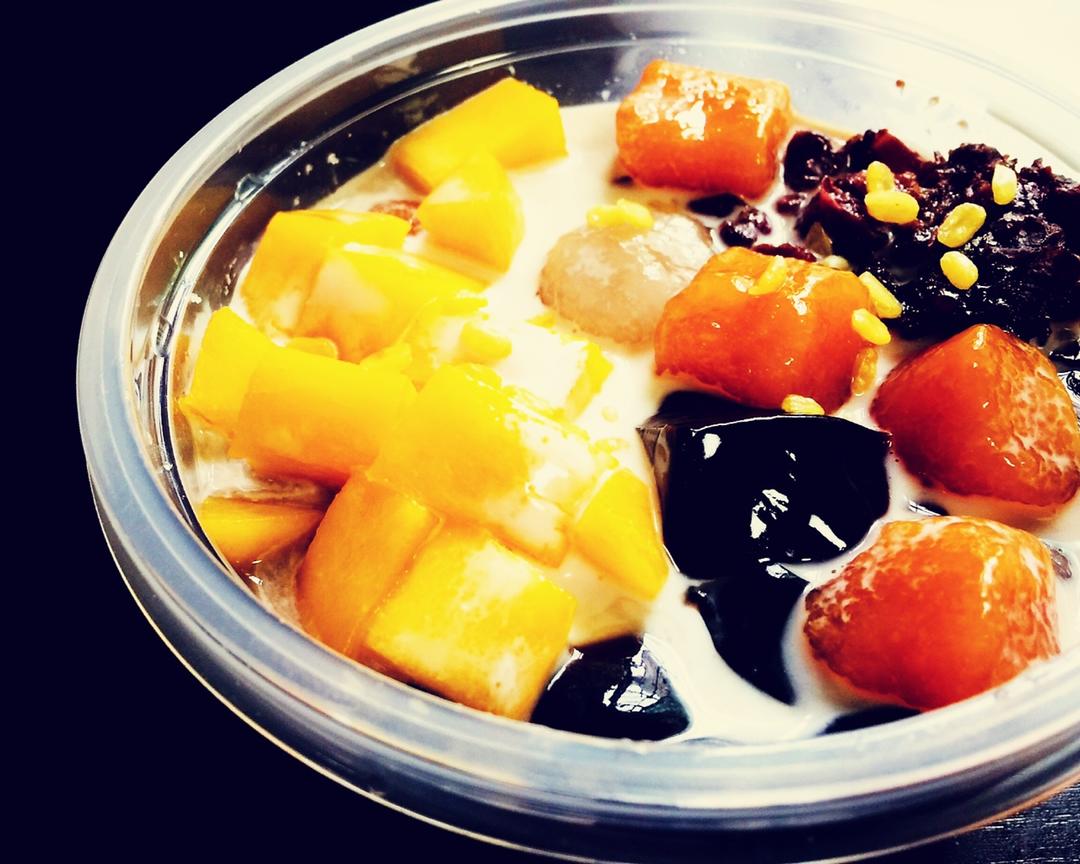 芒果椰浆红豆芋圆够地道