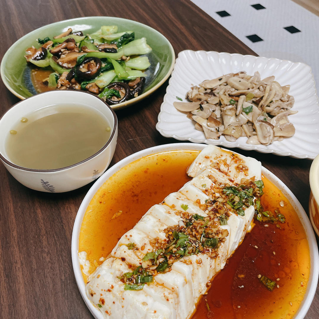 凉拌豆腐，爽口下饭超简单