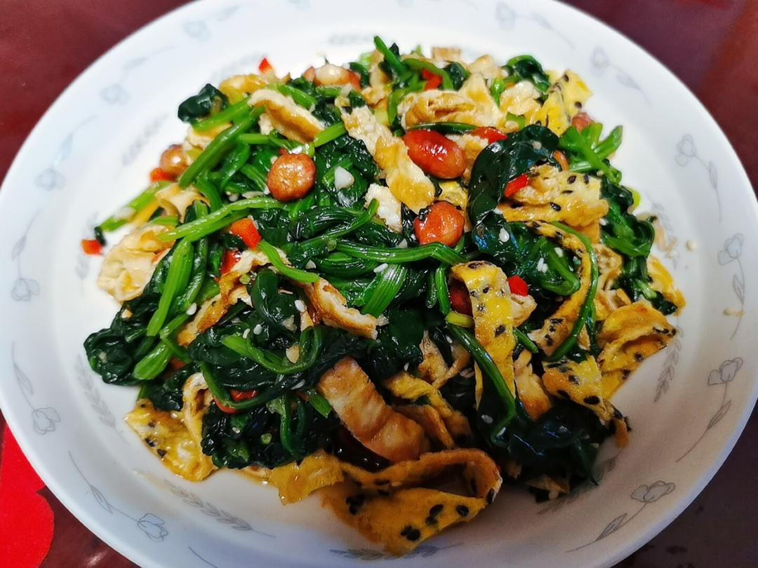 健康低脂凉拌菜—菠菜可以这样吃
