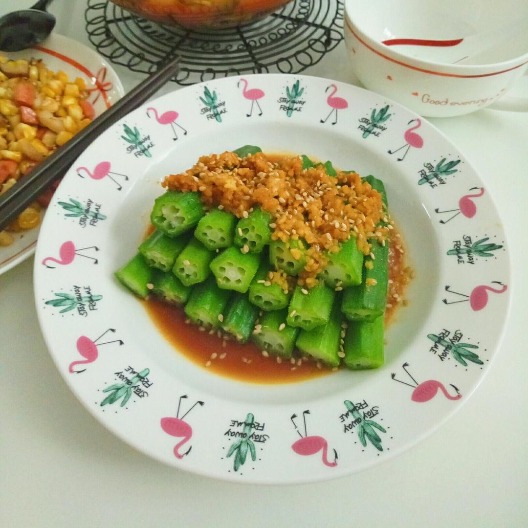 蒜蓉秋葵