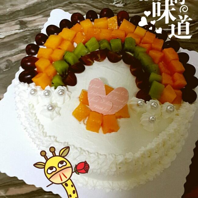 水果彩虹蛋糕的做法