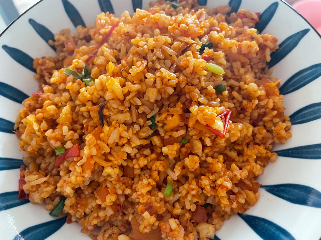 粒粒分明茄汁蛋炒饭