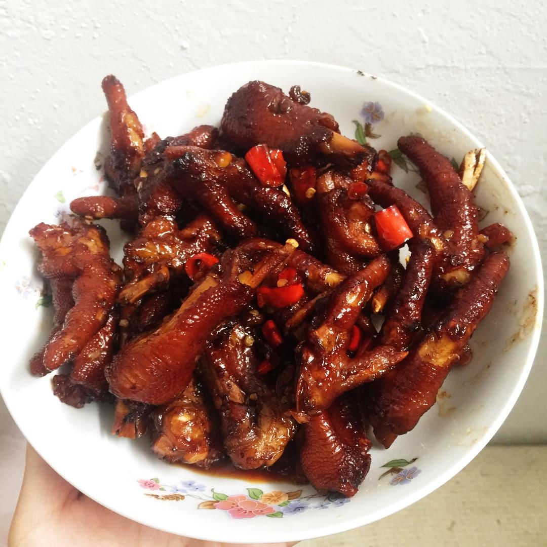 香辣烧鸡爪