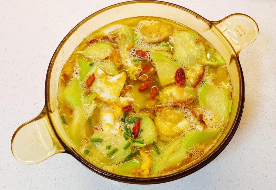 丝瓜蛏子荷包蛋汤 by wqy