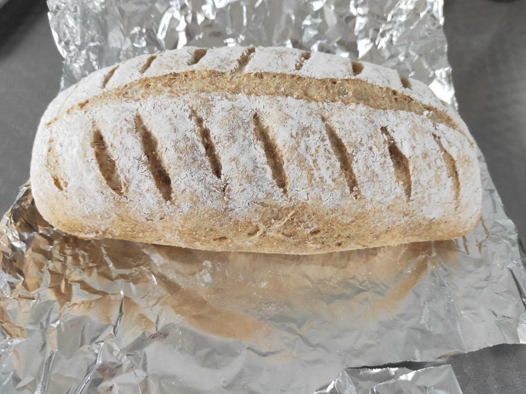 免揉全麦面包〔无糖无油〕