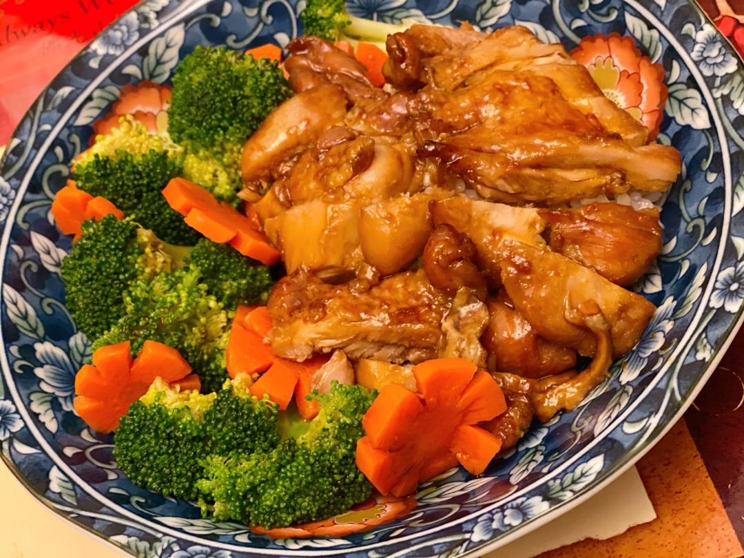 【照烧鸡腿饭】