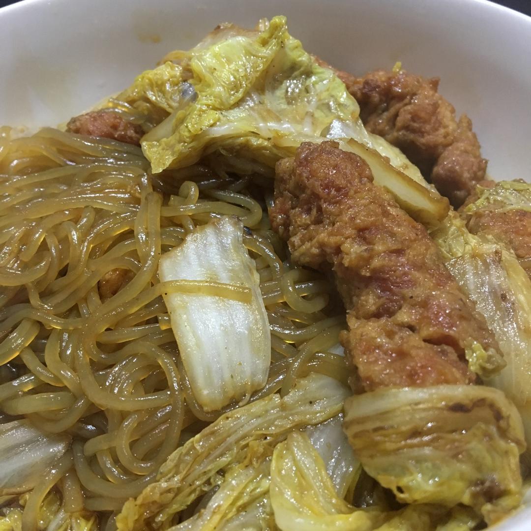 猪肉白菜炖粉条