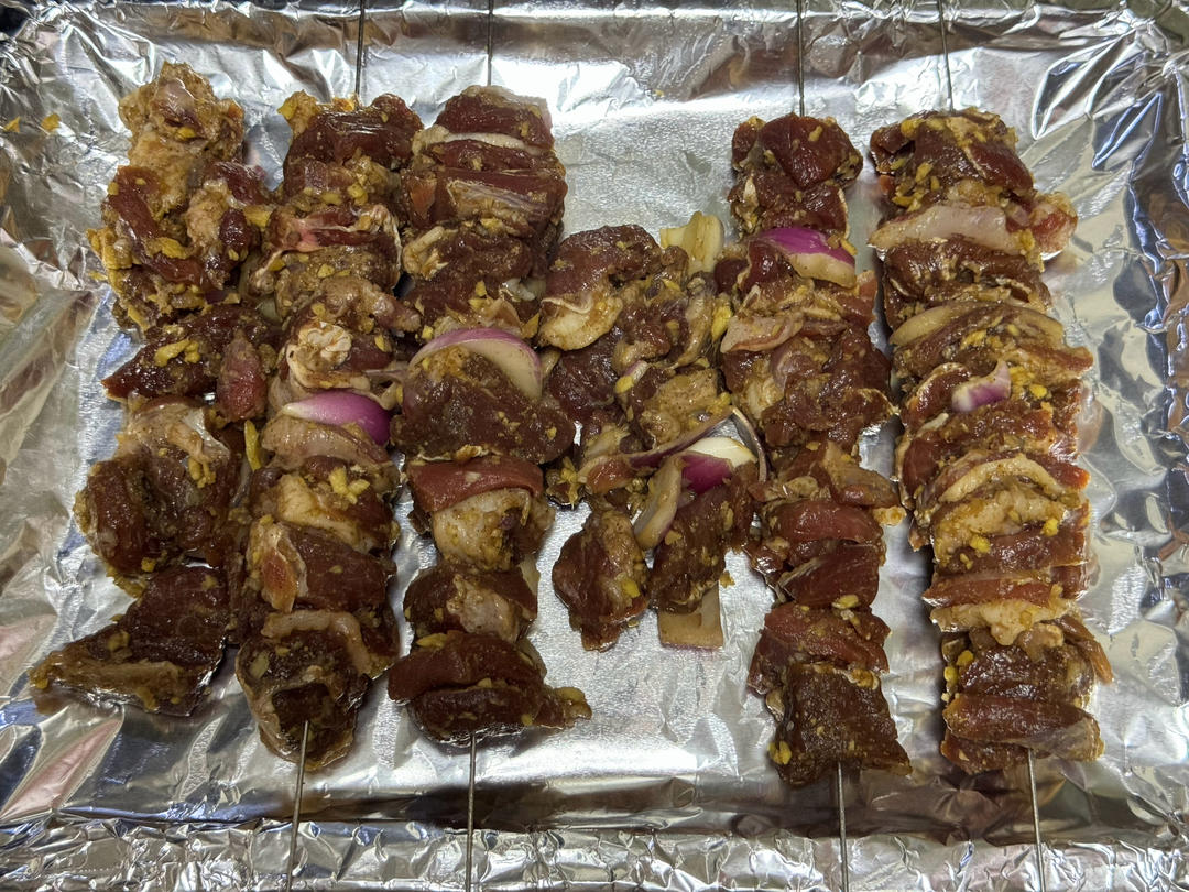 巨好吃的羊肉烤串（烤箱版）