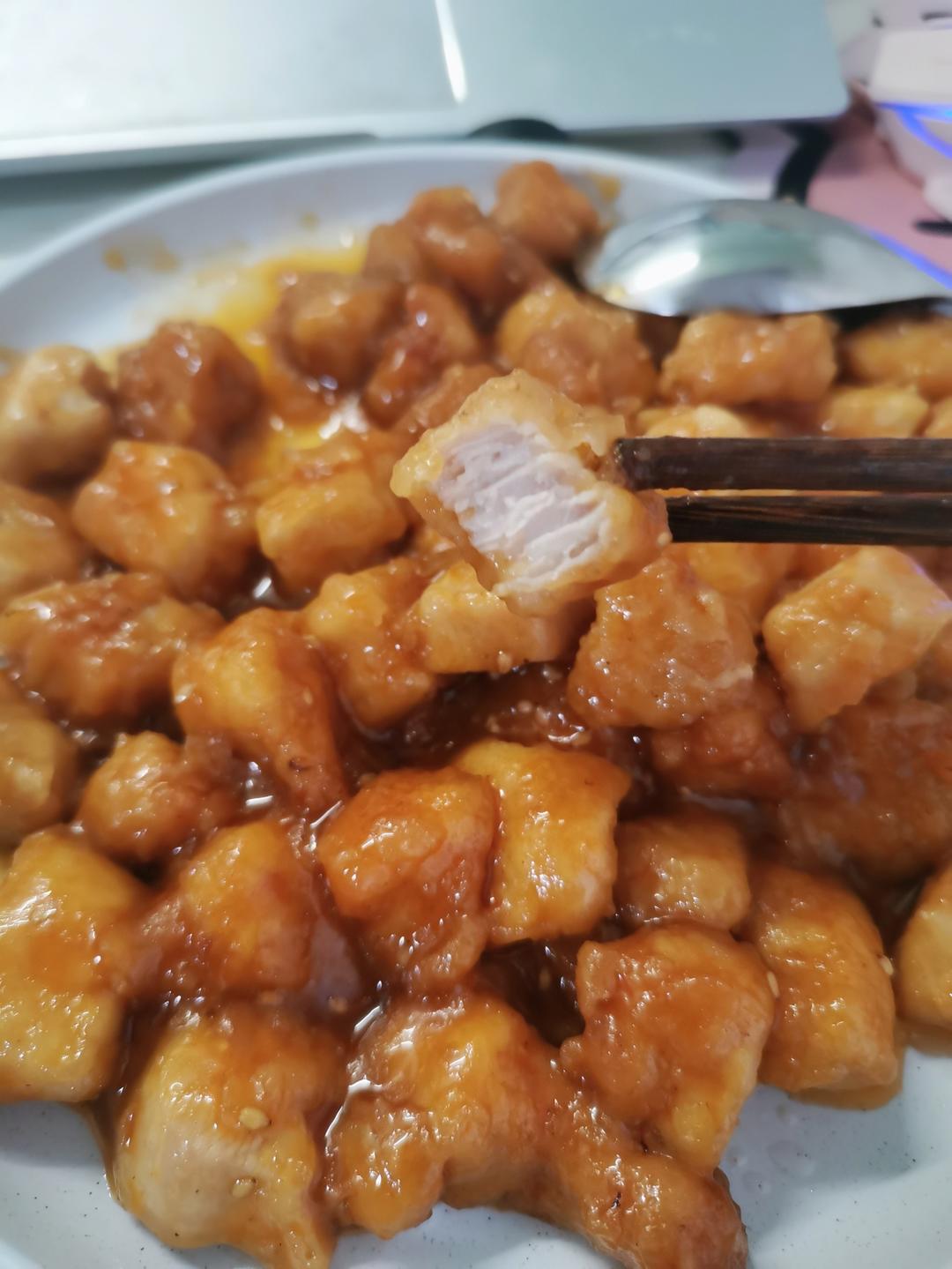 酸甜开胃超级下饭菜😋糖醋鸡胸肉🐔