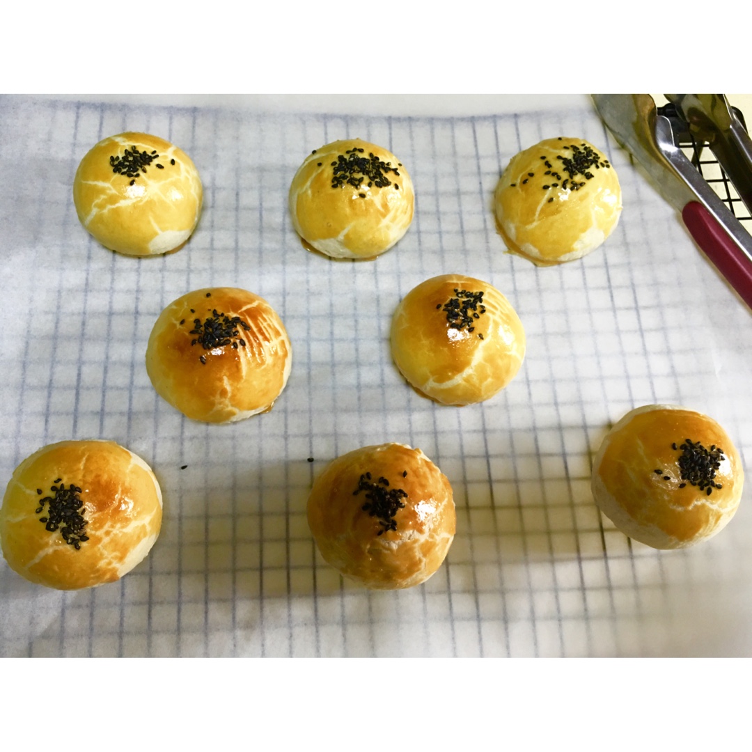 ㊙️网红麻薯肉松蛋黄酥🔥，好吃到爆‼️