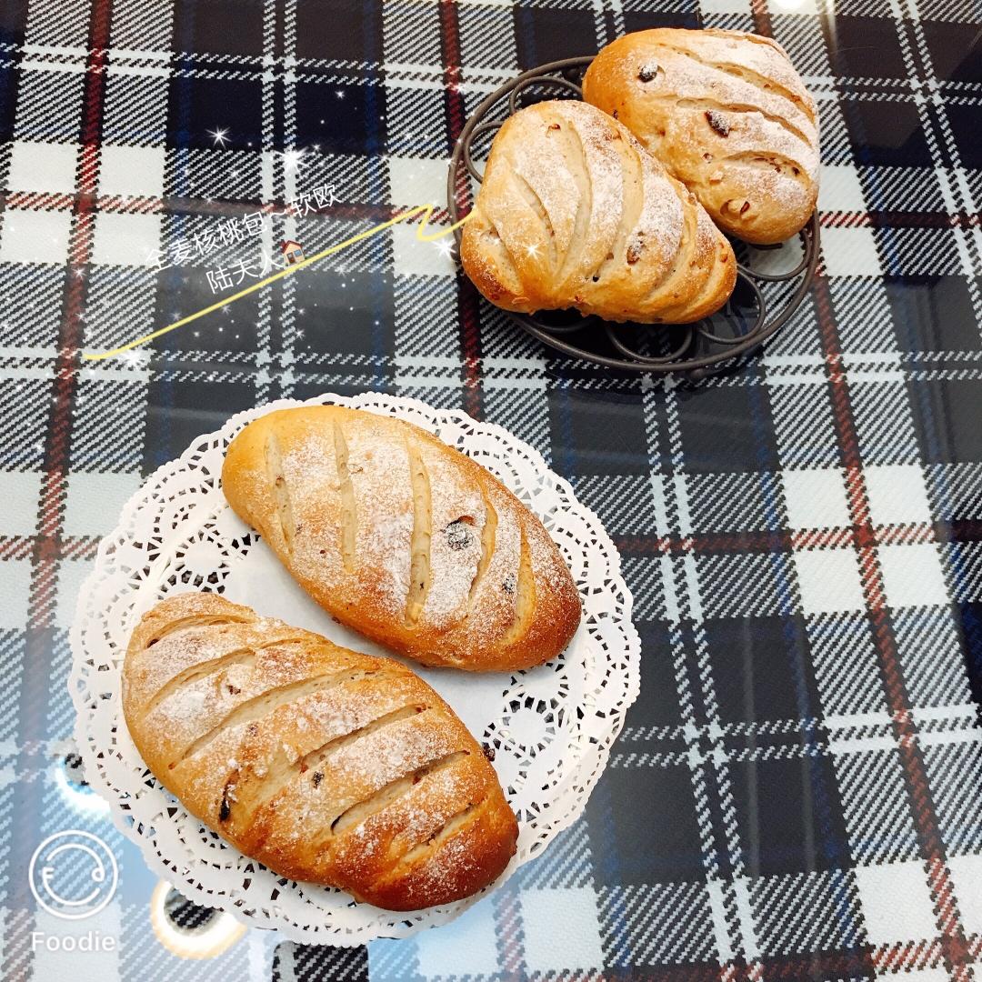 全麦核桃包～软欧包