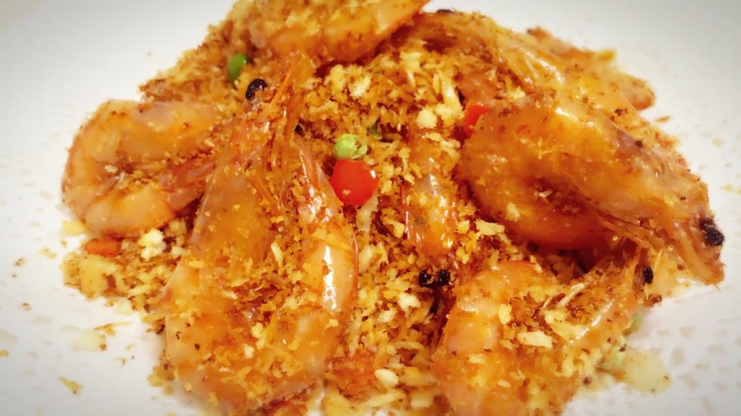 避风塘炒虾