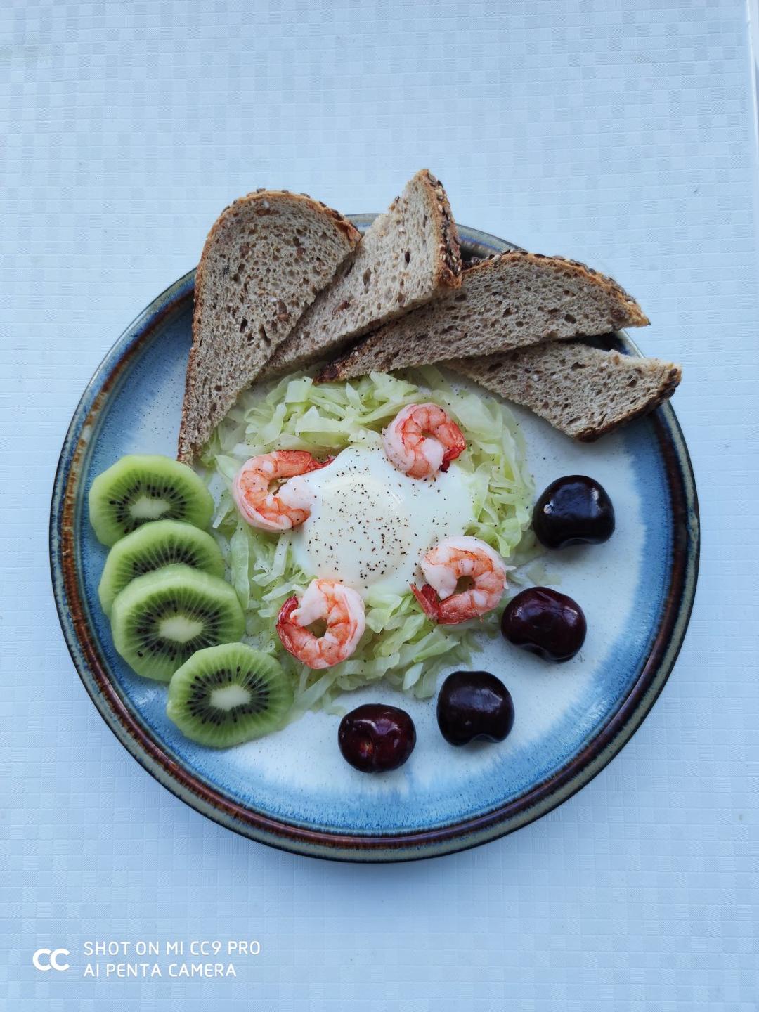 不加一滴油❗️低脂低卡好吃不胖包菜卧蛋