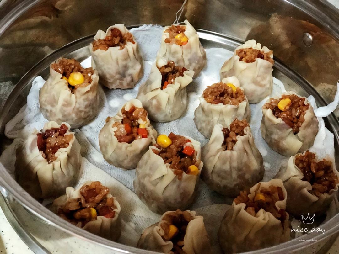 咸香糯米烧麦【糯米饭】