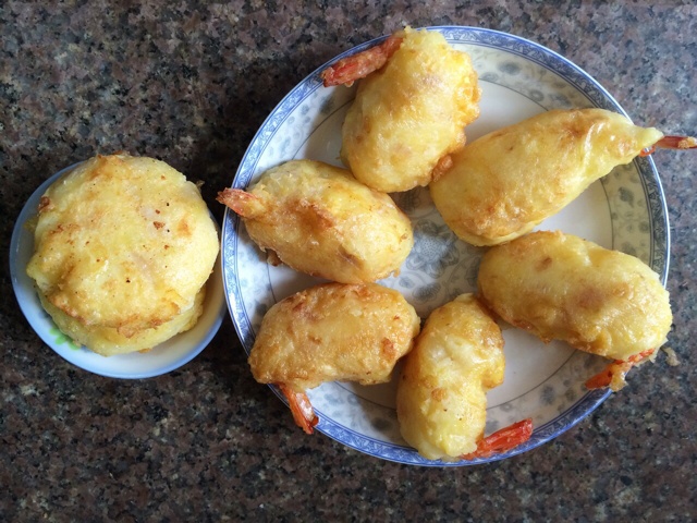 鲜虾可乐饼