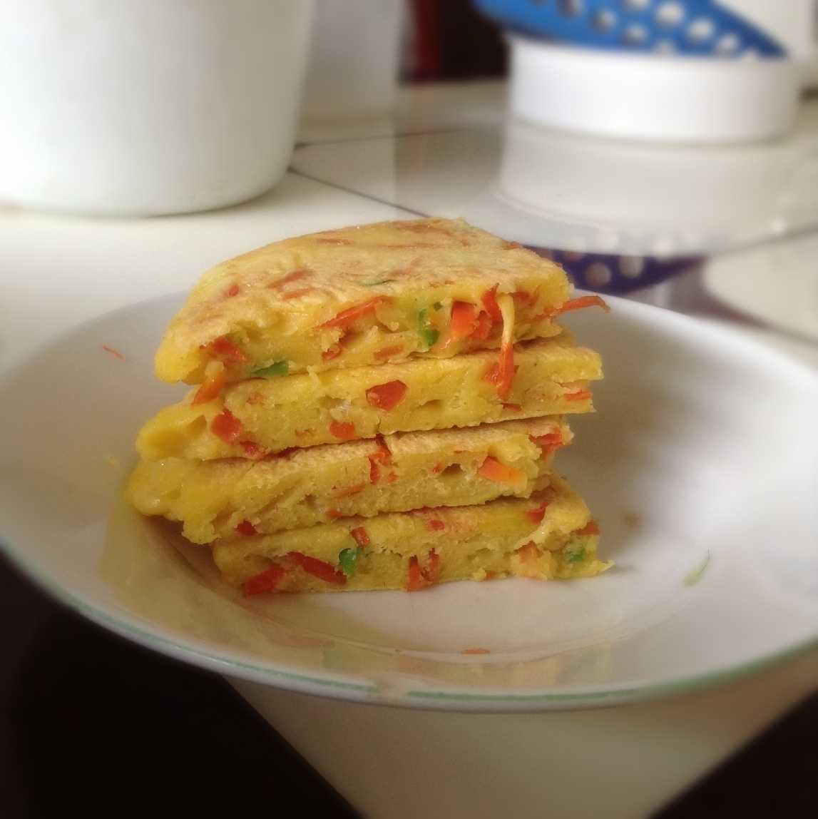 胡萝卜鸡蛋饼