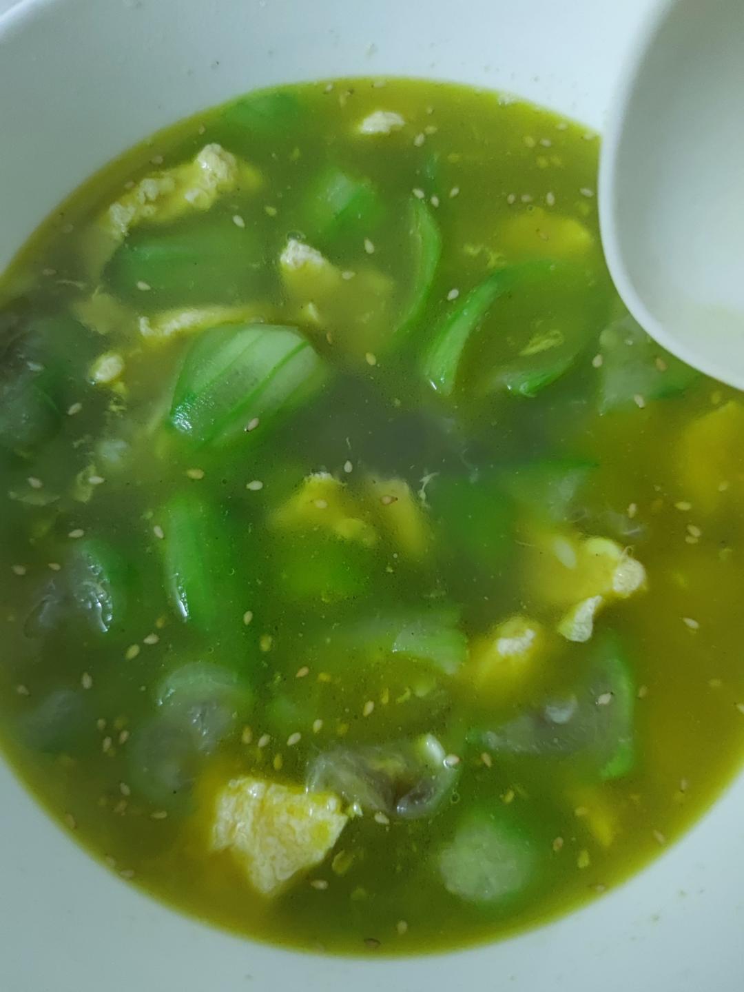 丝瓜鸡蛋汤