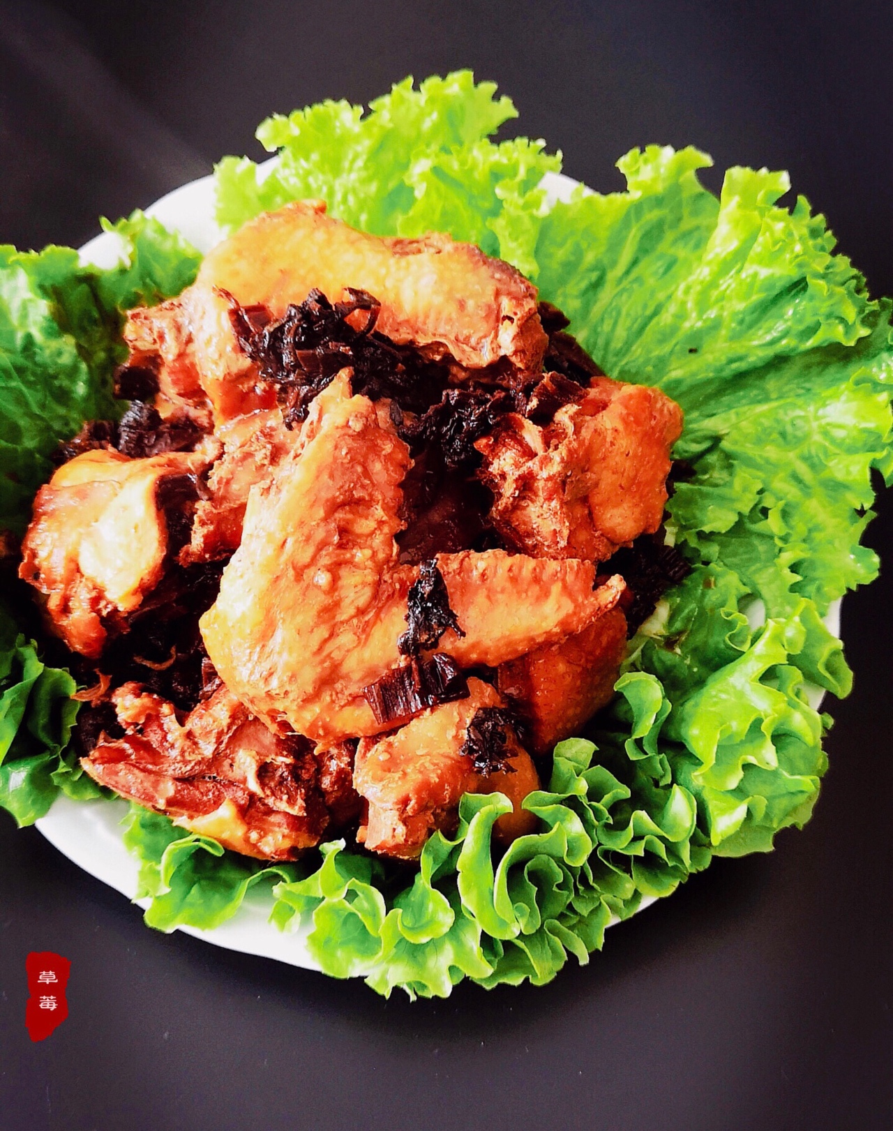 梅干菜🐔蒸土鸡的做法