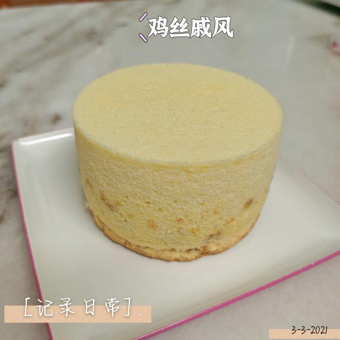 6寸原味戚风蛋糕