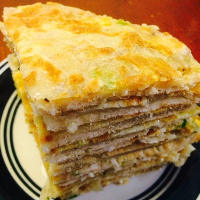 可能是最好吃系列--鸡蛋葱油饼