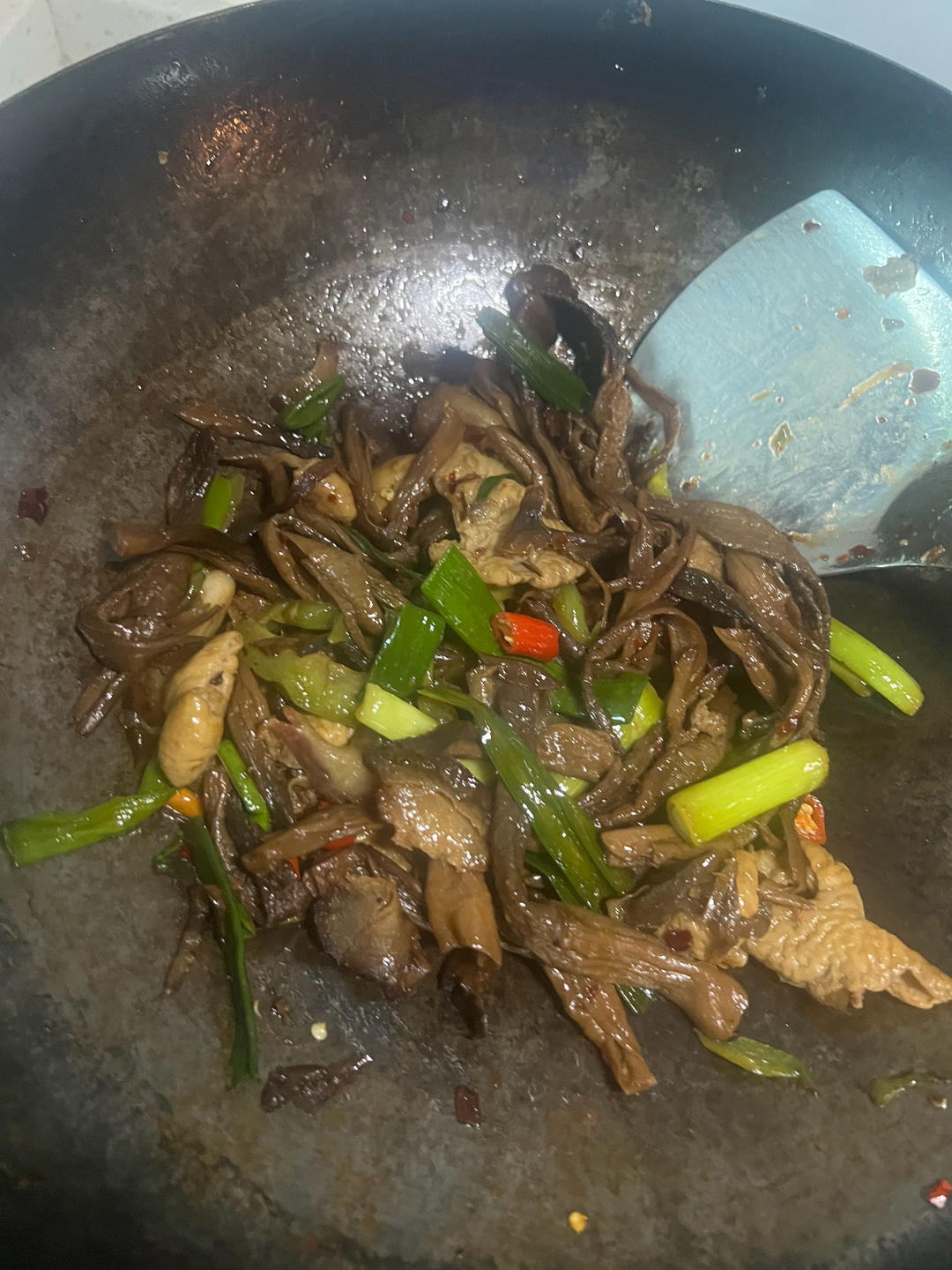 『快手下饭菜』鹿茸菇小炒肉｜简单好吃人人夸👍🏻