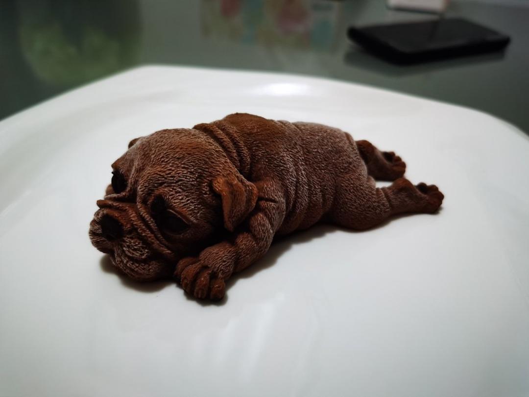 仿真狗狗慕斯蛋糕