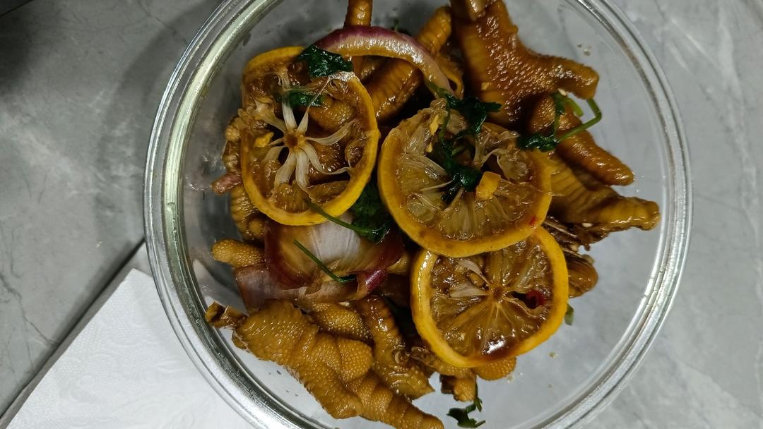 【柠檬酸辣鸡爪】自制超级无敌美味的网红鸡爪