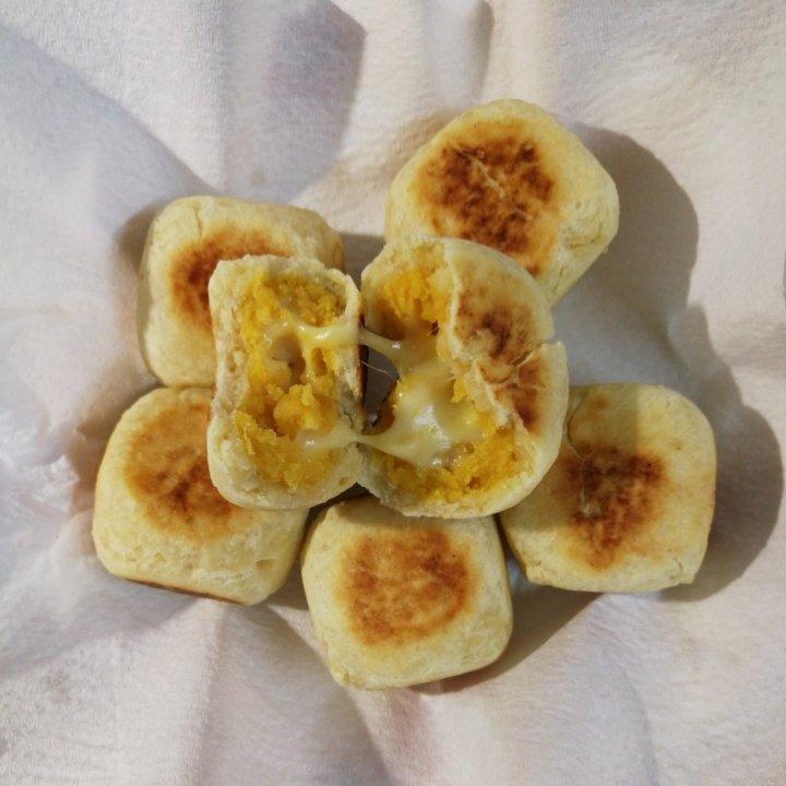 紫薯爆浆芝士仙豆糕  宝宝辅食食谱